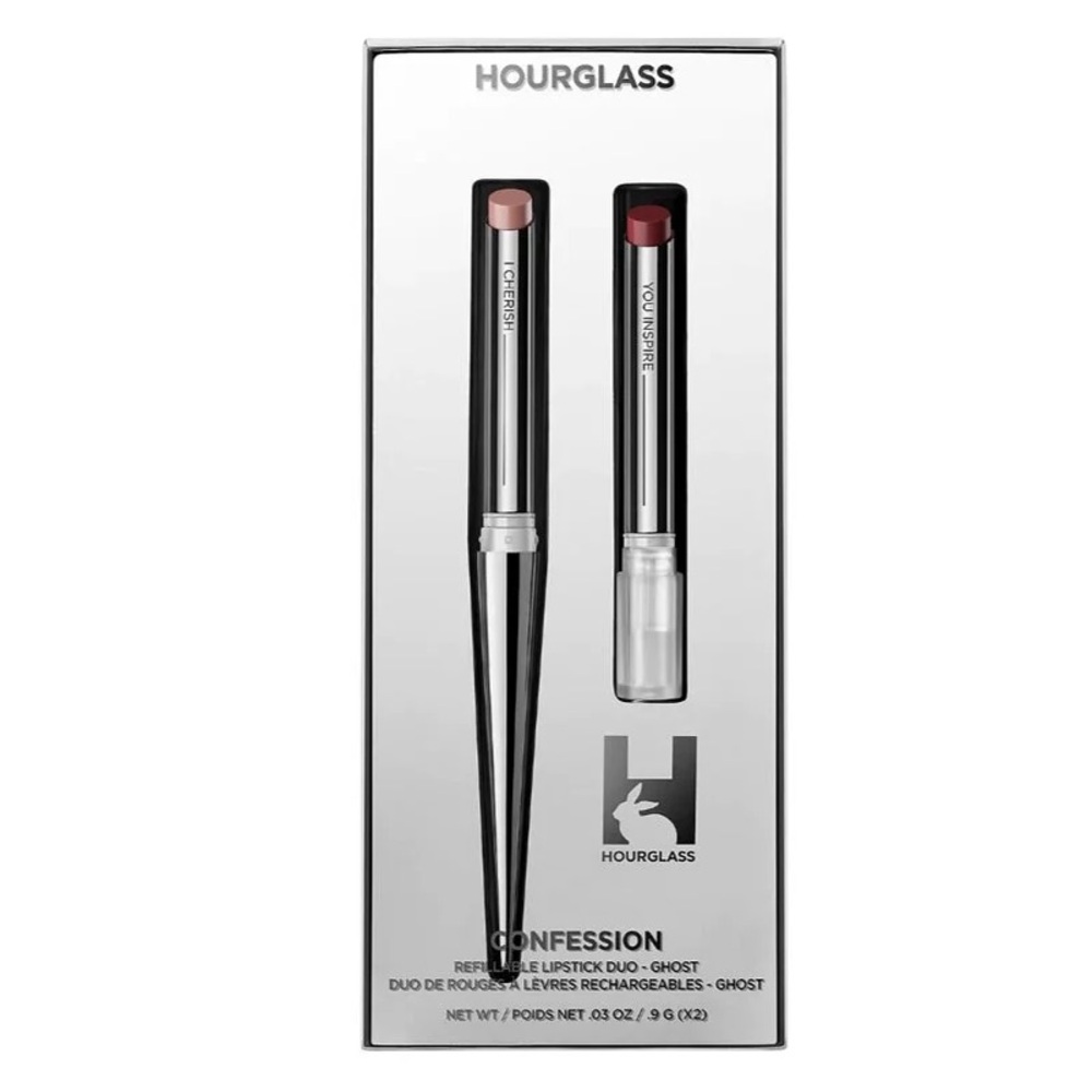 HOURGLASS Confession Refillable Lipstick Duo - Ghost